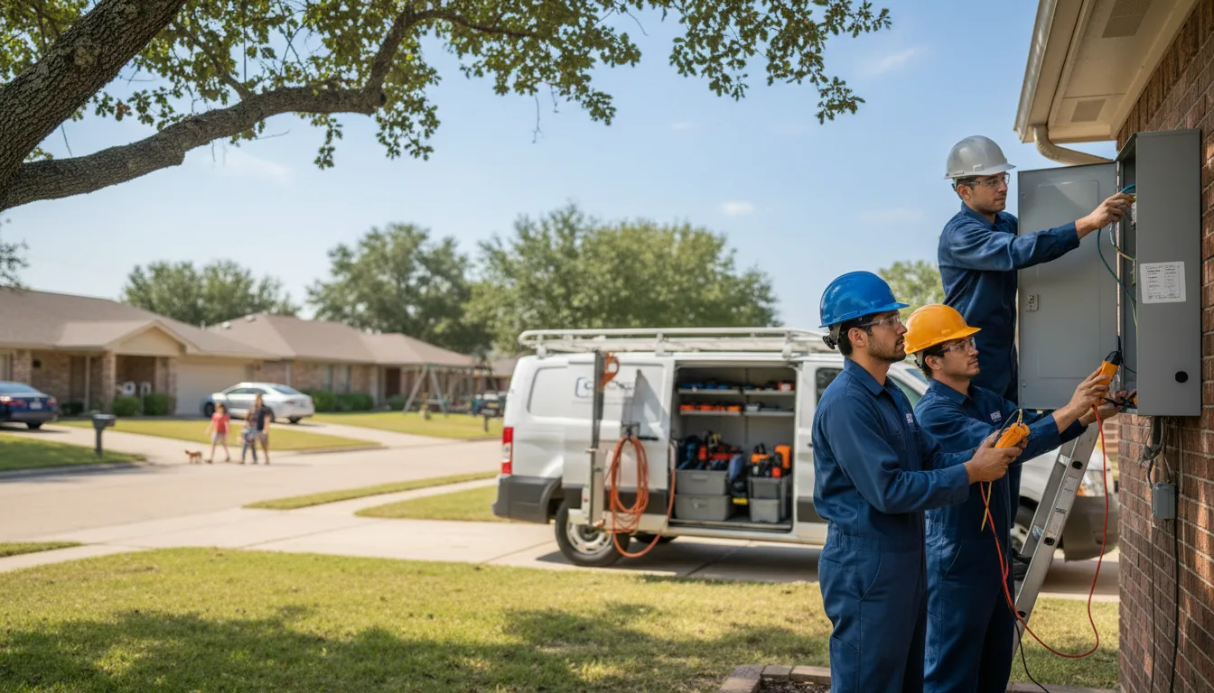 Certified electrician providing emergency electrical services in Rushville, IN